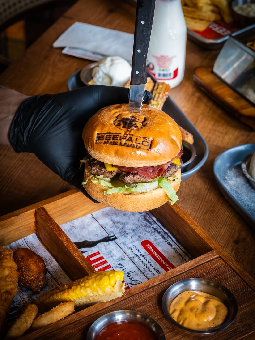 2 Kişilik Beefalo Combo cajun dürüm